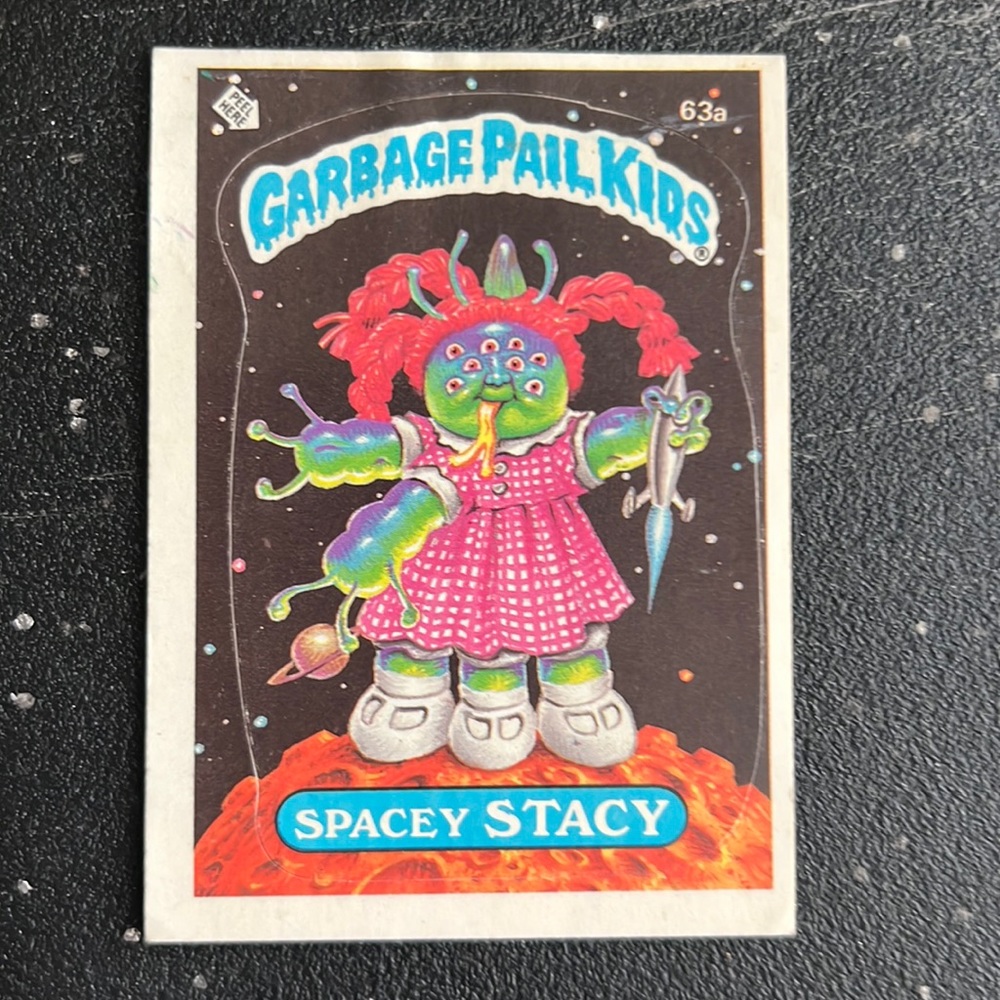 GARBAGE PAIL KIDS. SPACY STACY 63a. 1985